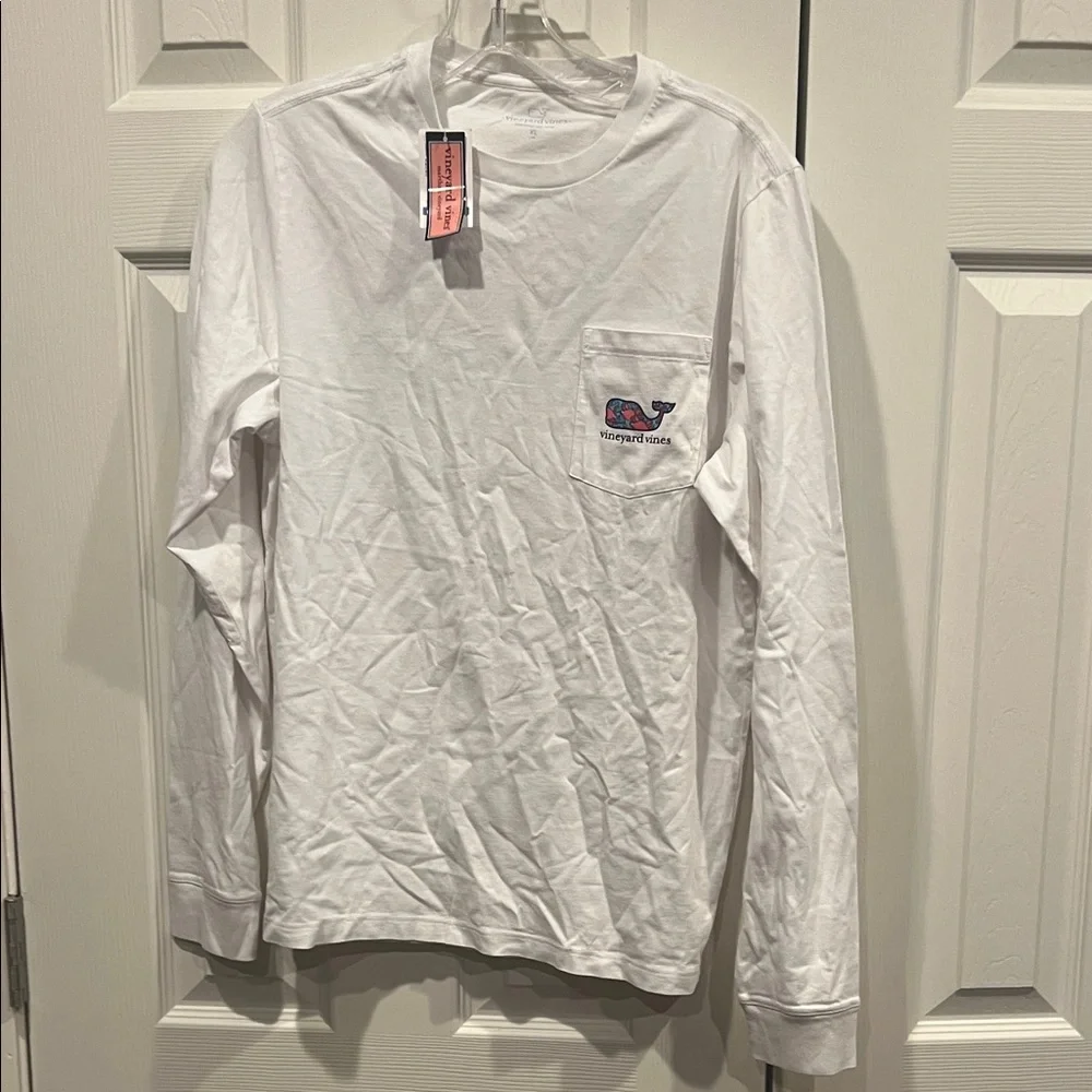 NWT-Vineyard Vines BoysClassic White Long Sleeve Tee